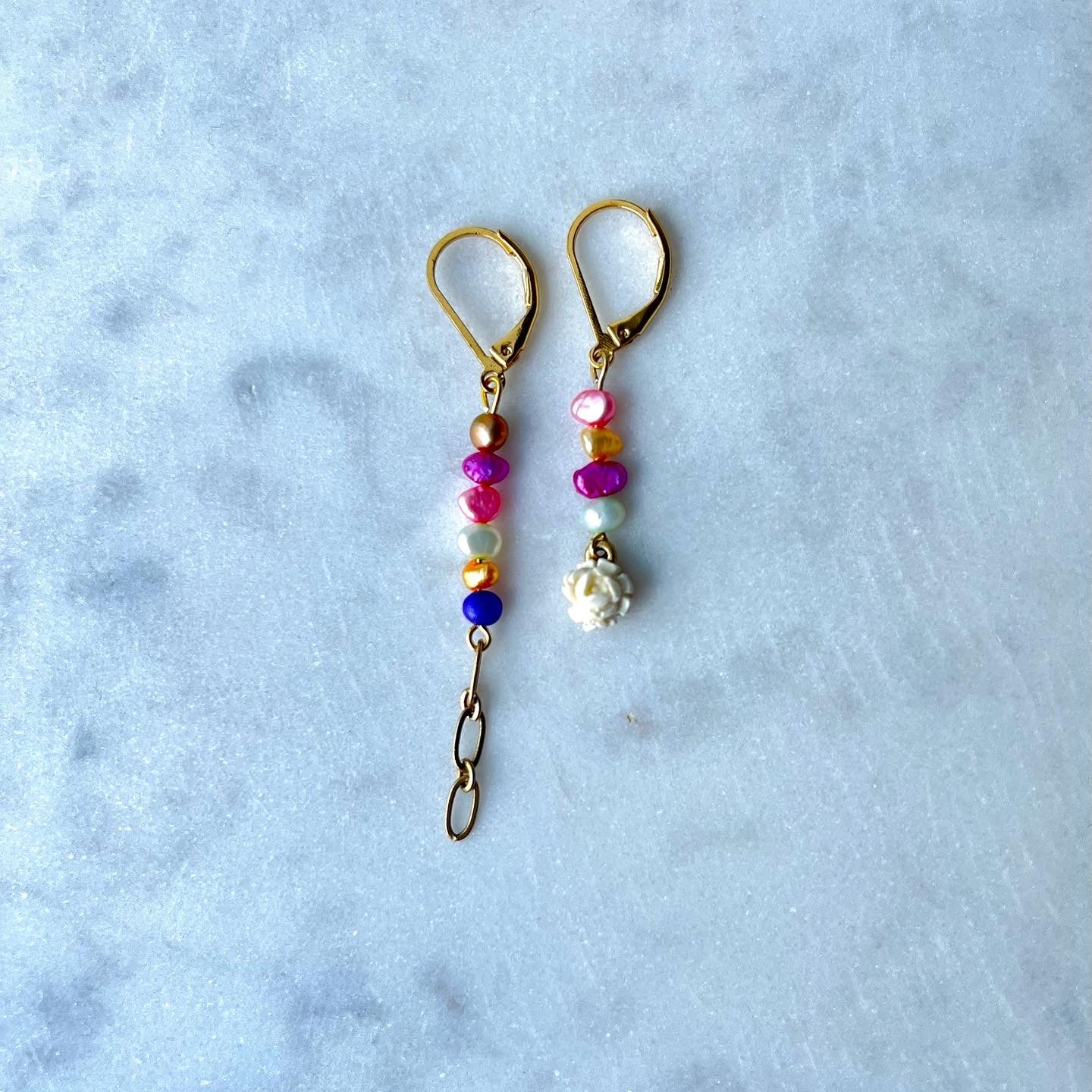 Ferskvandsdrøm øreringe (Upcycled)