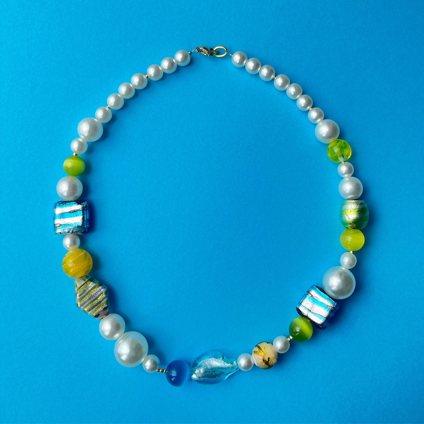 Frosty Fusion halskæde (Upcycled)