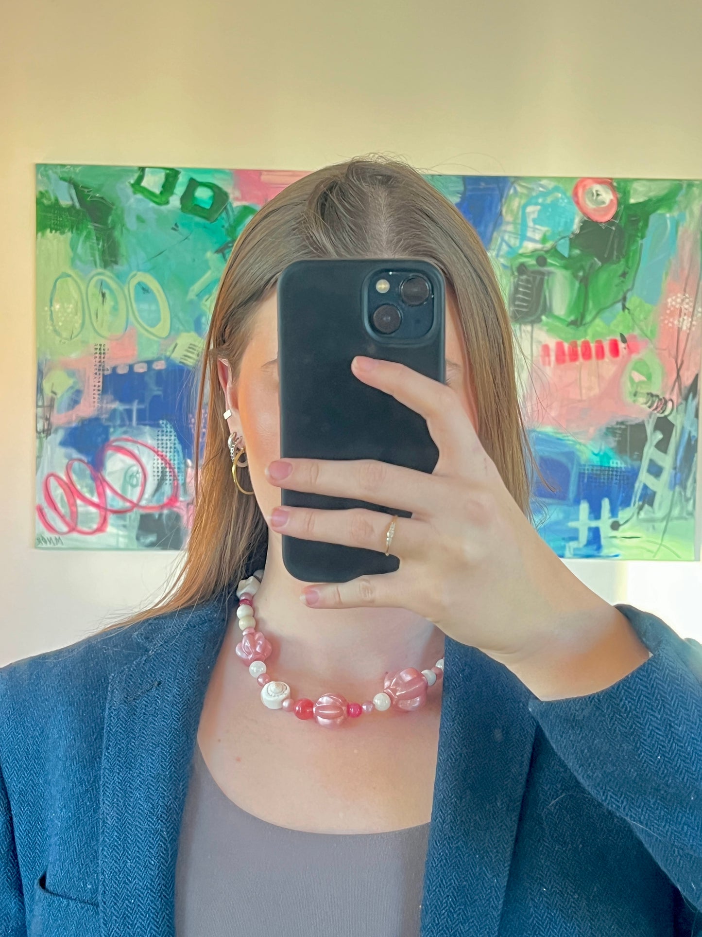 Rose Ocean halskæde (Upcycled)