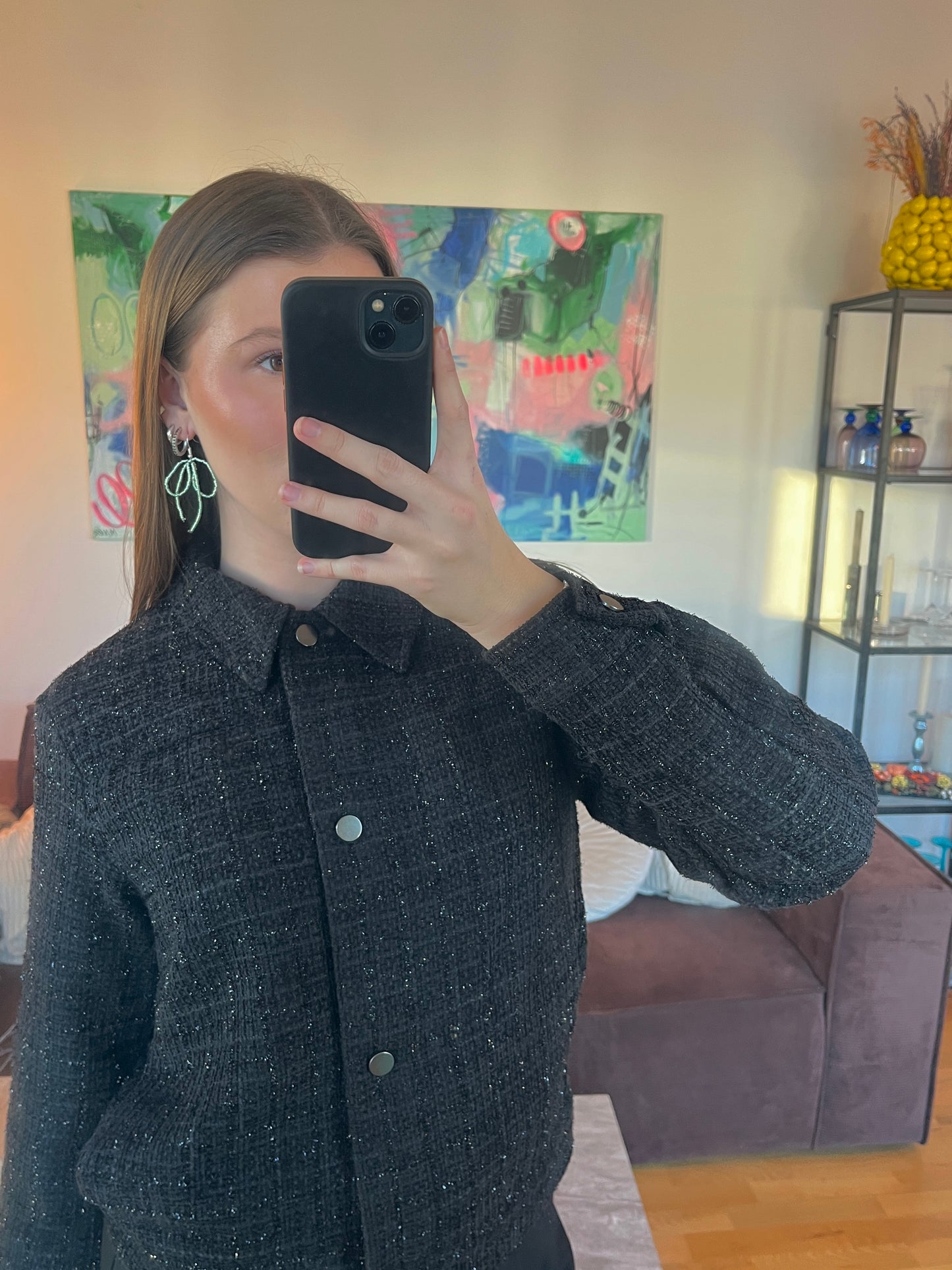 Metallic bow øreringe