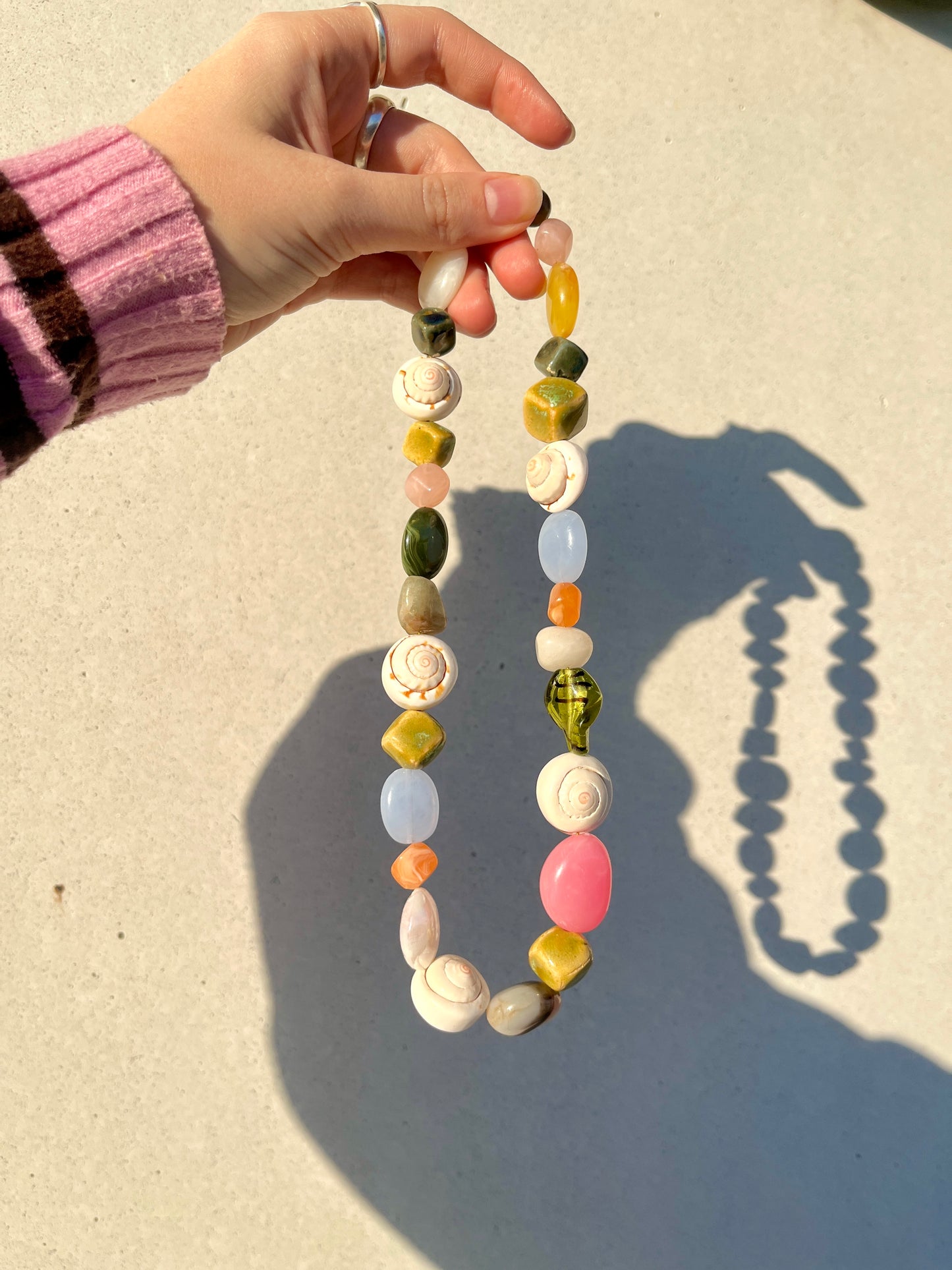 Sunset Shores halskæde (Upcycled)