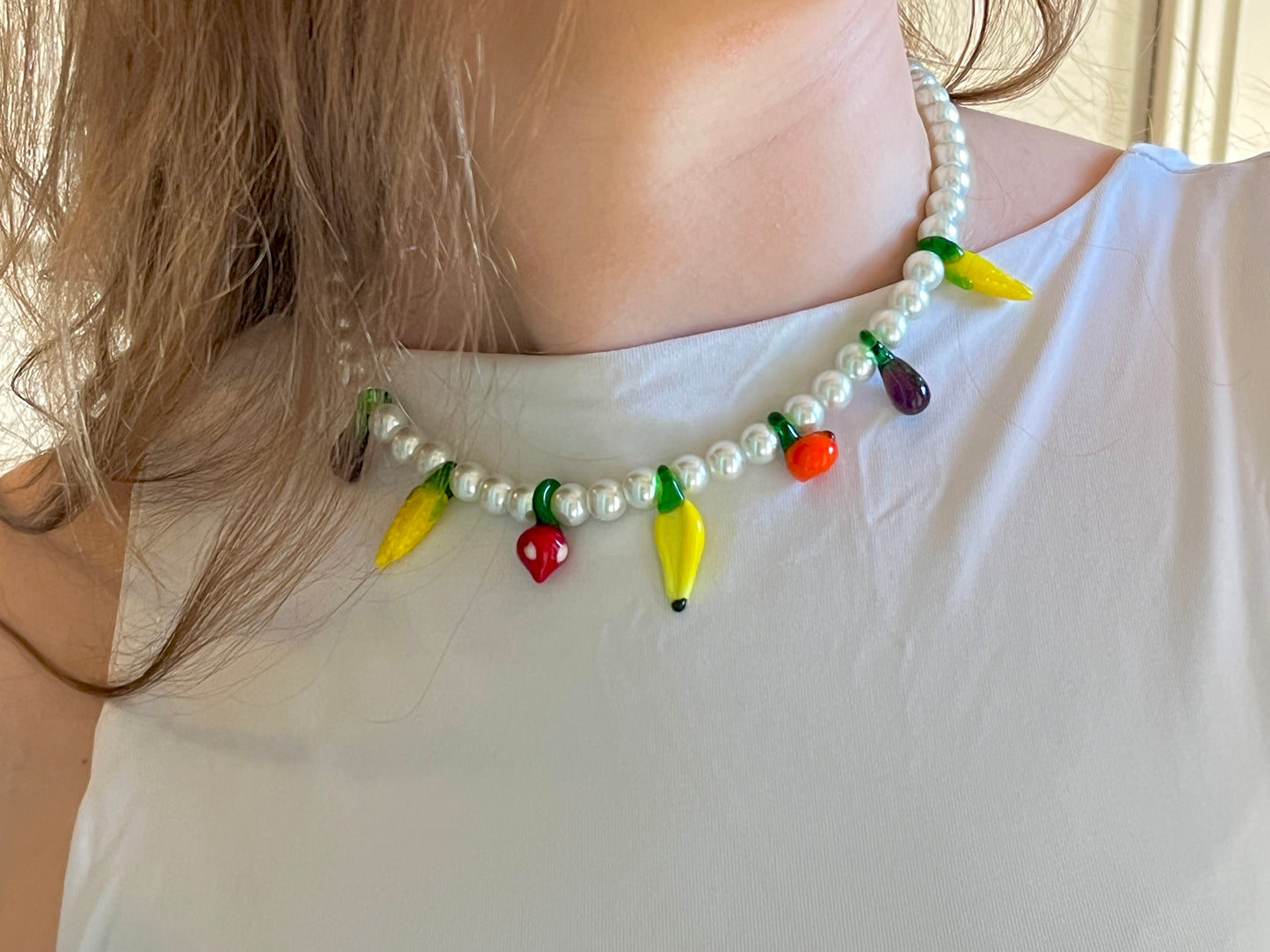 Fruity halskæde (Upcycled)