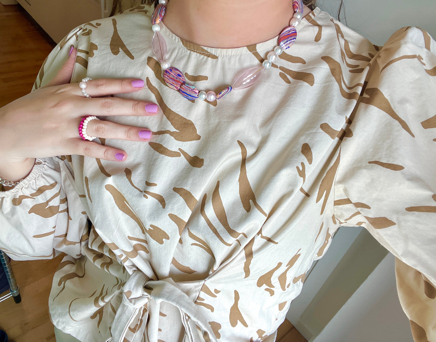 Drømmesky halskæde (Upcycled)