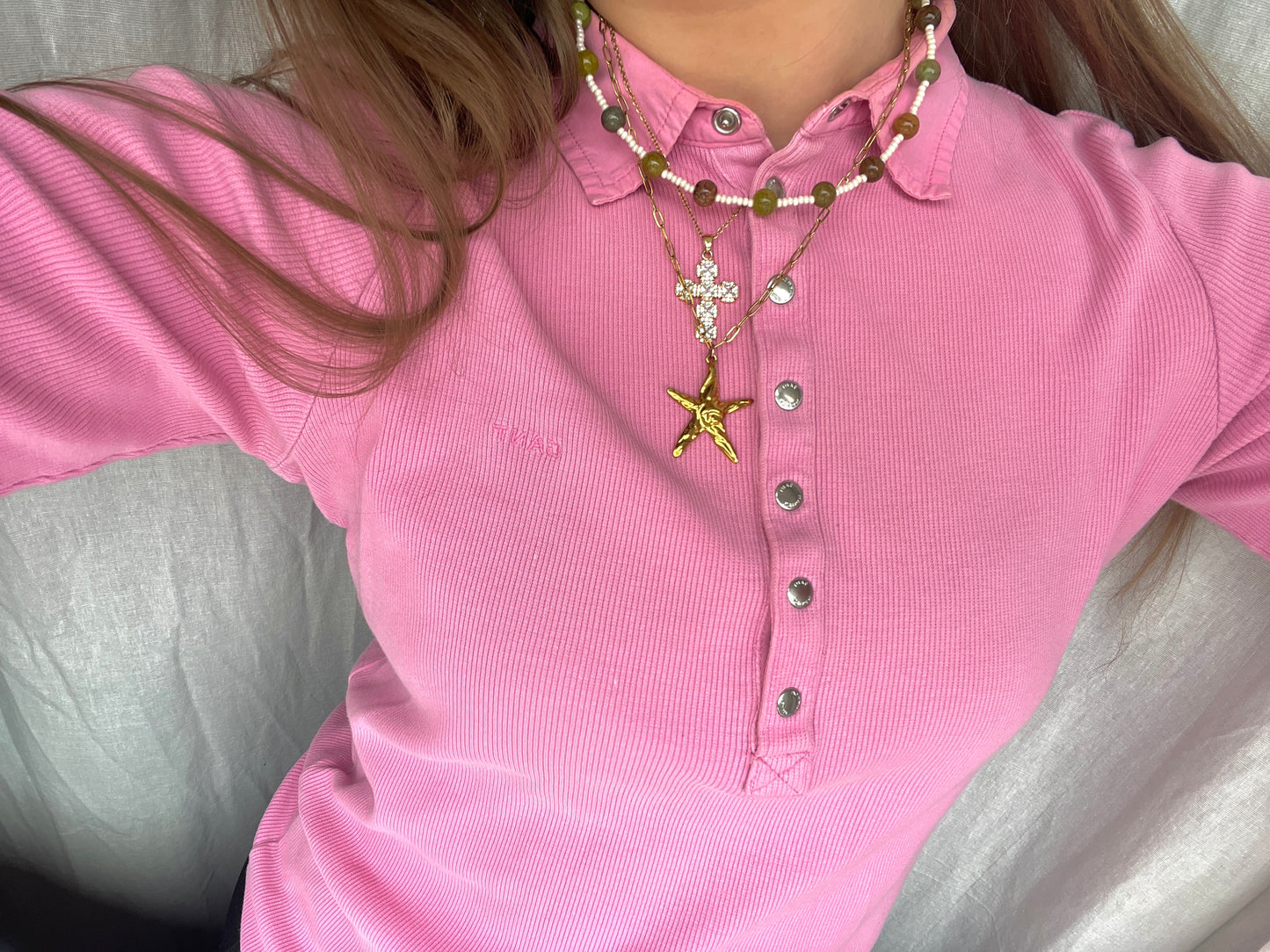 Earthy Elegance halskæde (Upcycled)