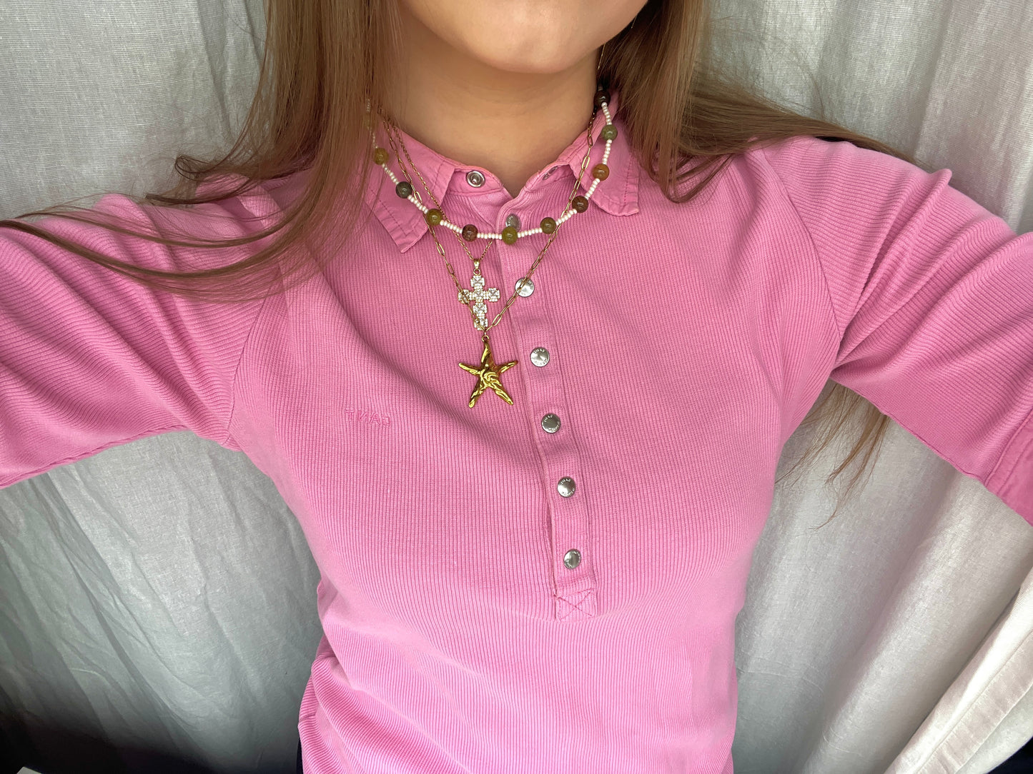 Earthy Elegance halskæde (Upcycled)