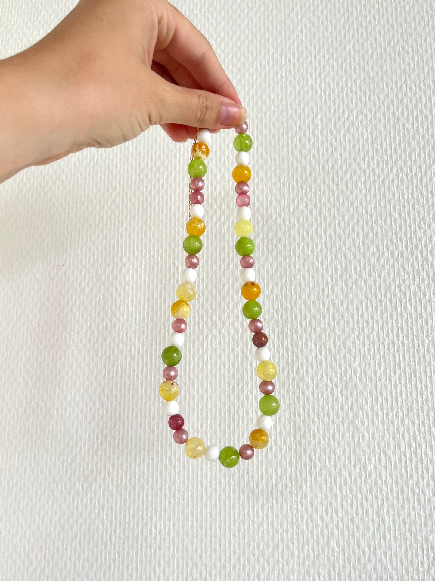 Pastella halskæde (Upcycled)